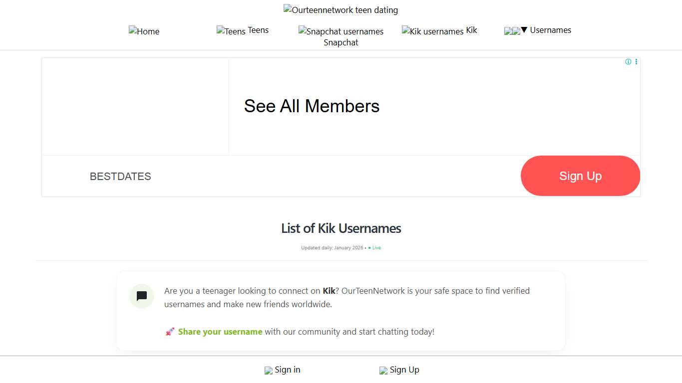 18007 Active Kik Usernames (2026 List)