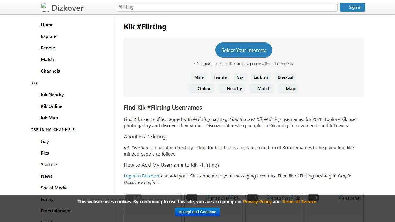 Kik #Flirting - Dizkover